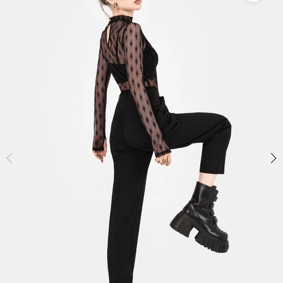 Disturbia - Mona Embroidered Tapered Trousers - Picture 3 of 7